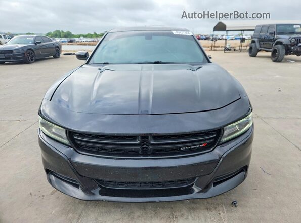 2C3CDXBG9LH140573 2020 DODGE CHARGER Black Widok z przodu
