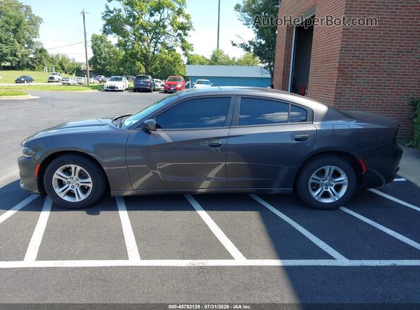 2C3CDXBG9LH179955 2020 DODGE CHARGER Gray Widok wnętrza z tyłu