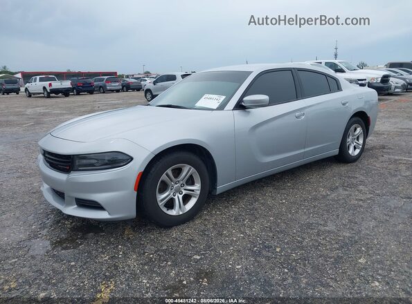 2C3CDXBG9LH190020 2020 DODGE CHARGER Серебряный Передняя левая четверть