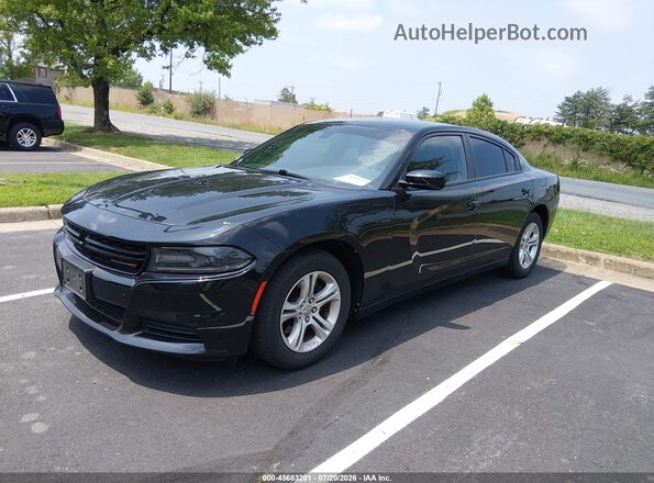 2C3CDXBG9LH190132 2020 DODGE CHARGER Black Przód lewy
