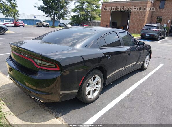 2C3CDXBG9LH190132 2020 DODGE CHARGER Black Tył prawy