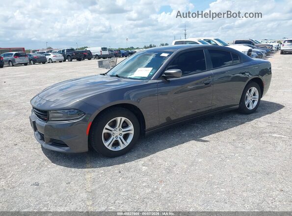 2C3CDXBG9LH207267 2020 DODGE CHARGER Gray წინა მარცხენა ხედი სამი მეოთხედიდან