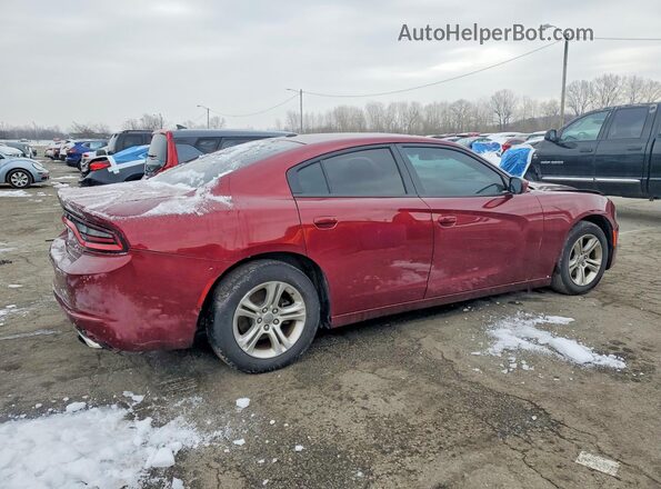 2C3CDXBG9LH235392 2020 DODGE CHARGER Burgundy უკანა მარჯვენა