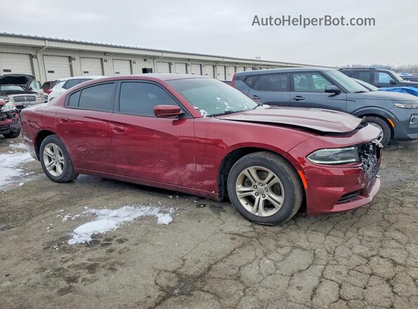 2C3CDXBG9LH235392 2020 DODGE CHARGER Burgundy წინა მარჯვენა
