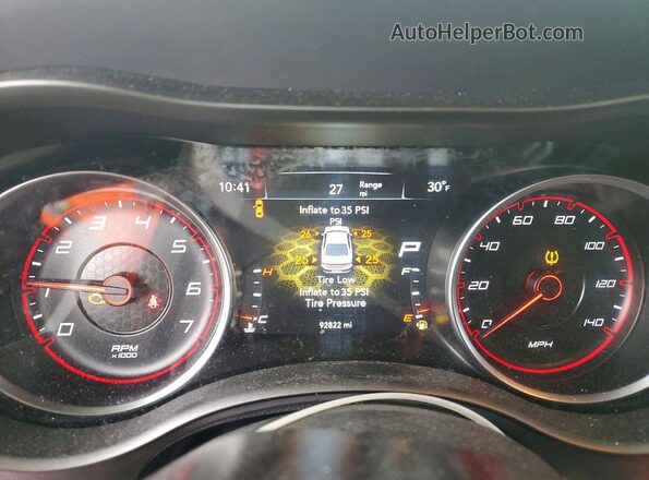 2C3CDXBG9LH235392 2020 DODGE CHARGER Burgundy ხელსაწყოთა პანელის ხედი