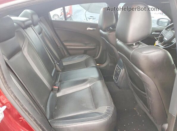 2C3CDXBG9LH235392 2020 DODGE CHARGER Burgundy უკანა სავარძლების ხედი