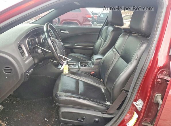 2C3CDXBG9LH235392 2020 DODGE CHARGER Burgundy წინა სალონის ხედი