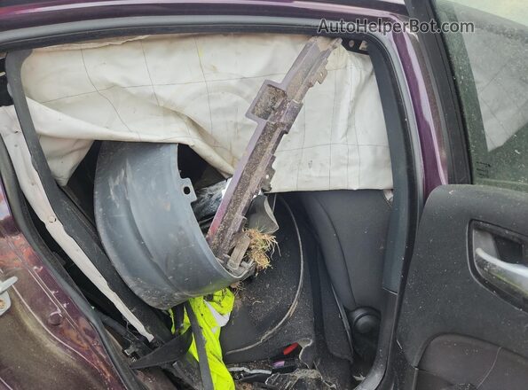 2C3CDXBG9LH249356 2020 DODGE CHARGER Purple Rear seats view