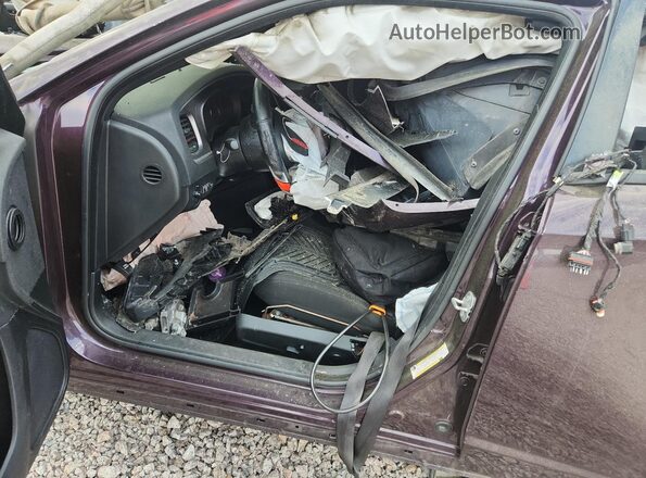 2C3CDXBG9LH249356 2020 DODGE CHARGER Purple Front interior view