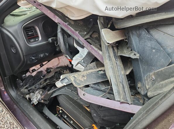 2C3CDXBG9LH249356 2020 DODGE CHARGER Purple Dashboard view