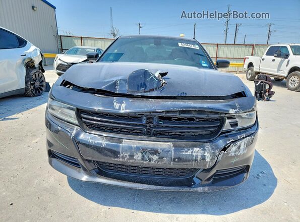 2C3CDXBG9MH625524 2021 DODGE CHARGER Black წინა ხედი
