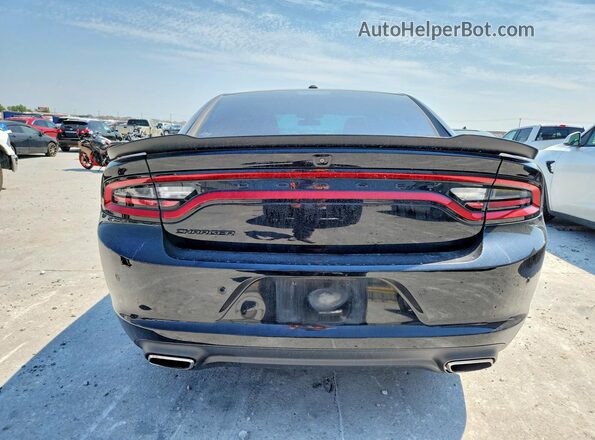 2C3CDXBG9MH625524 2021 DODGE CHARGER Black უკანა ხედი