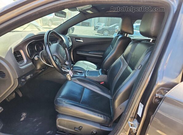 2C3CDXBG9MH638967 2021 DODGE CHARGER Gray Widok wnętrza z przodu