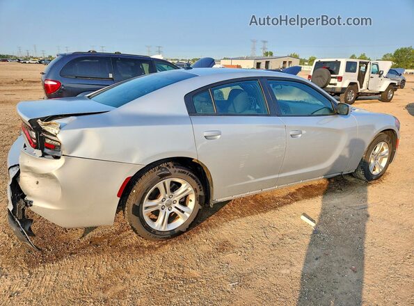 2C3CDXBG9MH656675 2021 DODGE CHARGER Silver Հետևի աջ