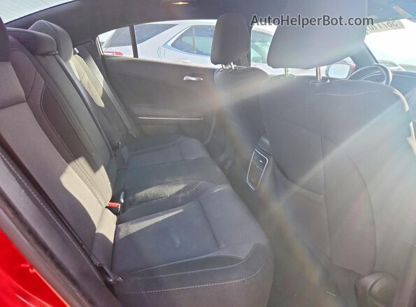 2C3CDXBG9NH144934 2022 DODGE CHARGER Red Vista de los asientos traseros