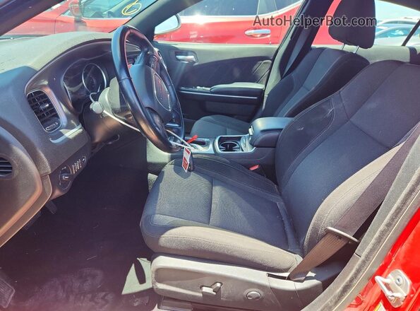 2C3CDXBG9NH144934 2022 DODGE CHARGER Red Vista interior delantera
