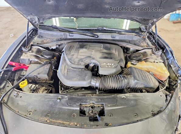 2C3CDXBG9NH182776 2022 DODGE CHARGER Gray Widok wnętrza z tyłu