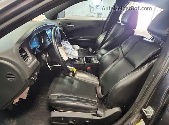 2C3CDXBG9NH182776 2022 DODGE CHARGER Gray Widok wnętrza z przodu