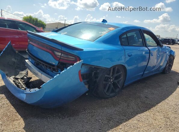 2C3CDXBG9PH579911 2023 DODGE CHARGER Blue Задня права чверть