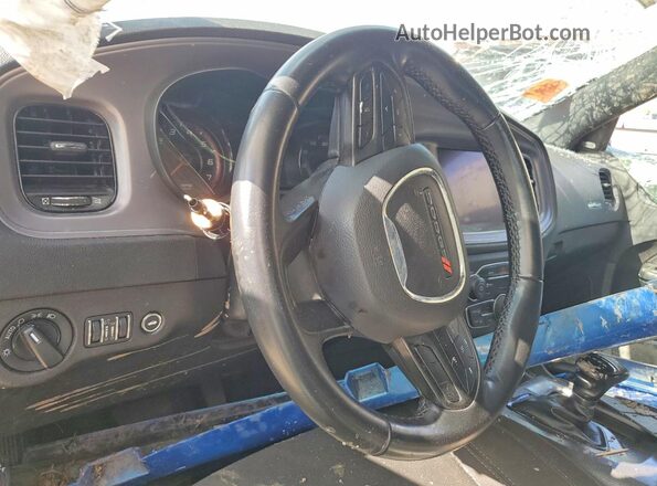 2C3CDXBG9PH579911 2023 DODGE CHARGER Blue Вид панелі приладів