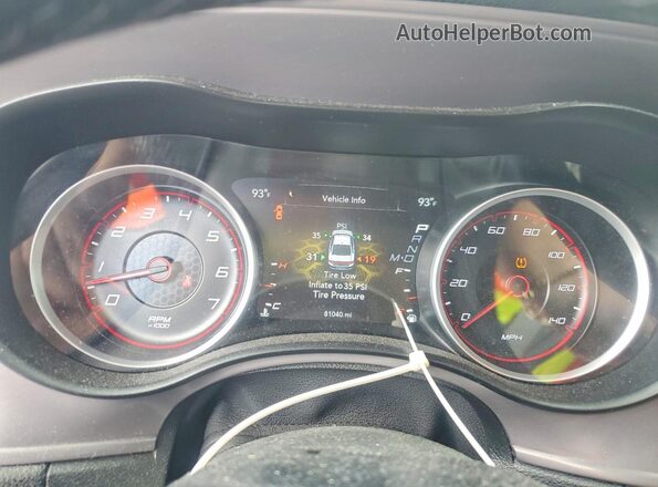 2C3CDXBG9PH613023 2023 DODGE CHARGER White Instrument cluster view