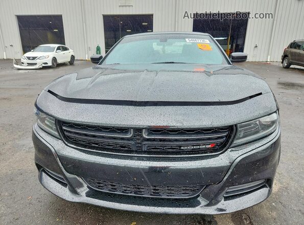 2C3CDXBG9PH613457 2023 DODGE CHARGER Black Вид спереду