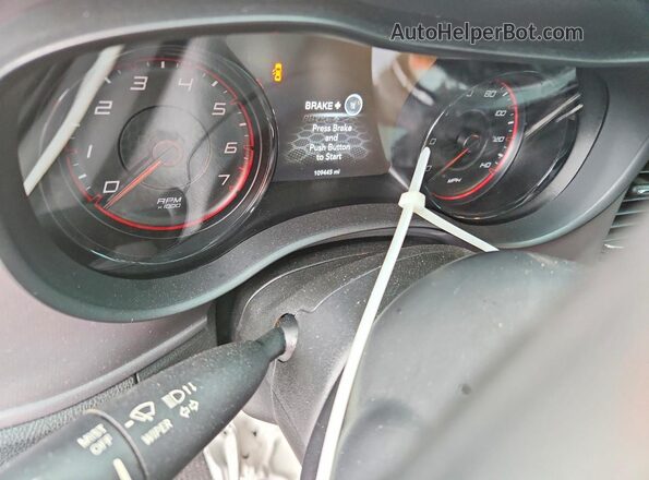 2C3CDXBG9PH613457 2023 DODGE CHARGER Black Вид щитка приладів