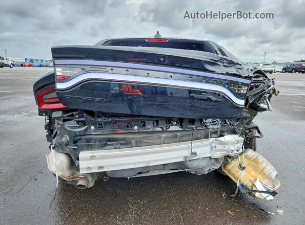 2C3CDXBG9PH613457 2023 DODGE CHARGER Black Вид ззаду