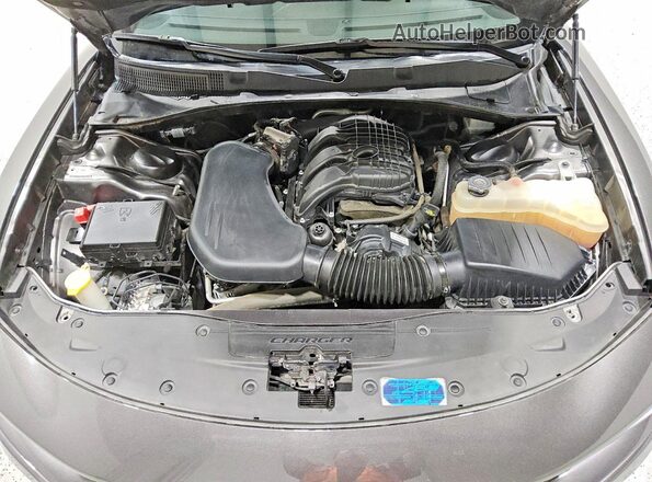 2C3CDXBG9PH659659 2023 DODGE CHARGER Gray Widok wnętrza z tyłu