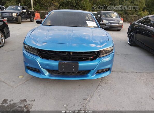 2C3CDXBG9PH703319 2023 DODGE CHARGER Синий Вид щитка приборов