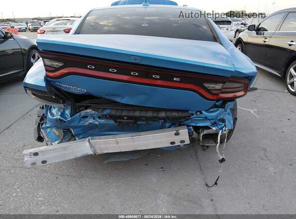 2C3CDXBG9PH703319 2023 DODGE CHARGER Синий Вид спереди