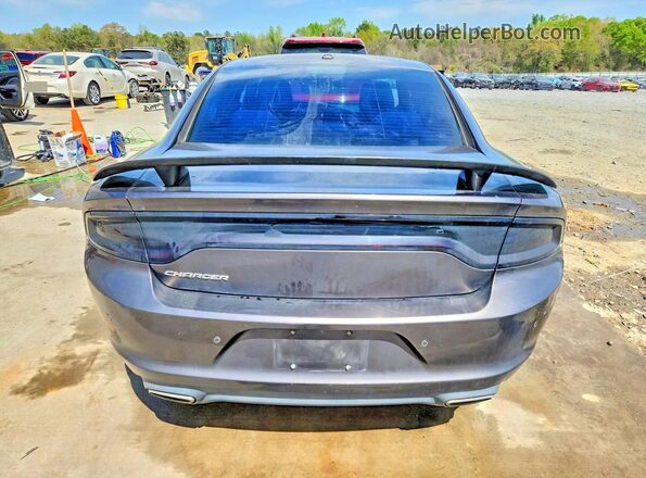 2C3CDXBGXGH114912 2016 DODGE CHARGER Gray Հետևի տեսք