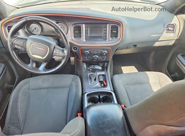 2C3CDXBGXGH114912 2016 DODGE CHARGER Gray Առջևի վահանակի տեսք