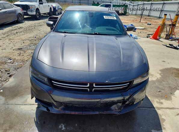 2C3CDXBGXGH114912 2016 DODGE CHARGER Gray Դիմացի տեսք