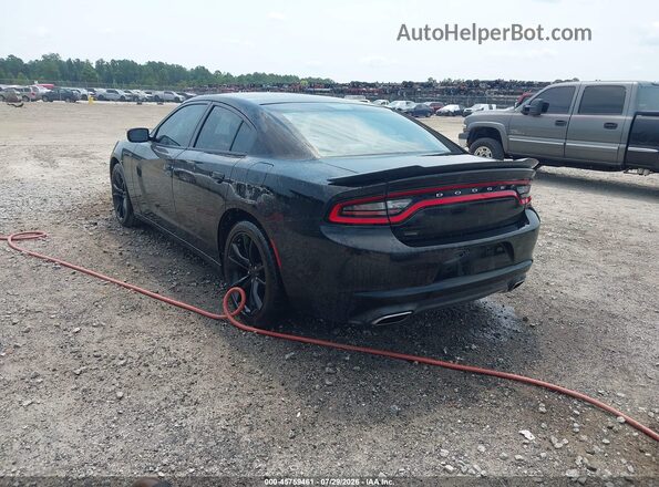 2C3CDXBGXGH252000 2016 DODGE CHARGER Black Rear left