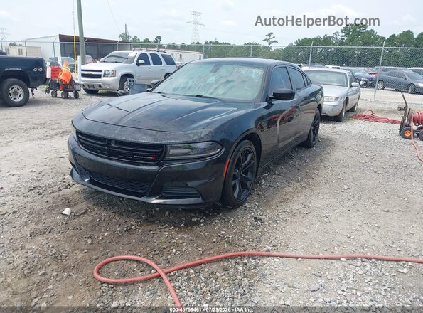 2C3CDXBGXGH252000 2016 DODGE CHARGER Black Front left