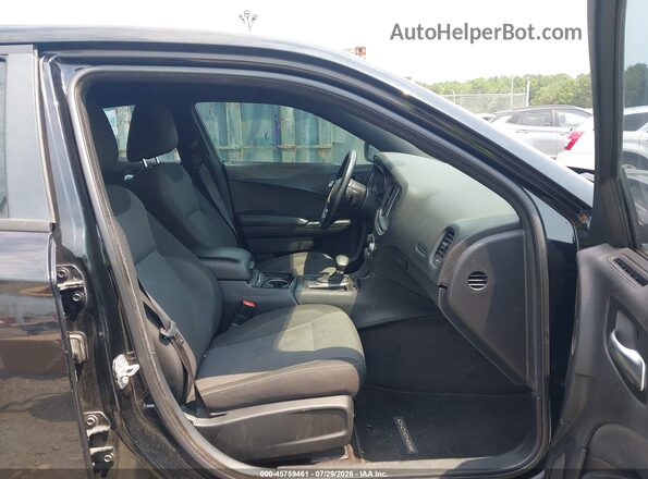 2C3CDXBGXGH252000 2016 DODGE CHARGER Black Front interior view
