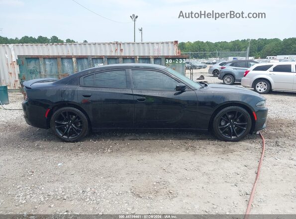2C3CDXBGXGH252000 2016 DODGE CHARGER Black Rear interior view