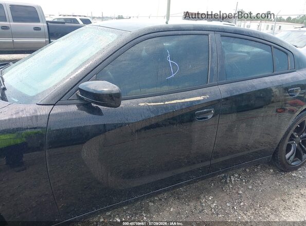 2C3CDXBGXGH252000 2016 DODGE CHARGER Black Front view