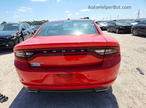 2C3CDXBGXHH513336 2017 DODGE CHARGER Red Հետևի տեսք