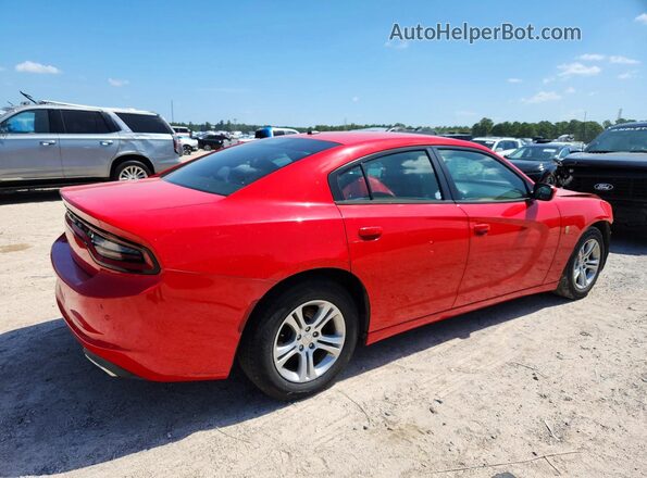 2C3CDXBGXHH513336 2017 DODGE CHARGER Red Հետևի աջ