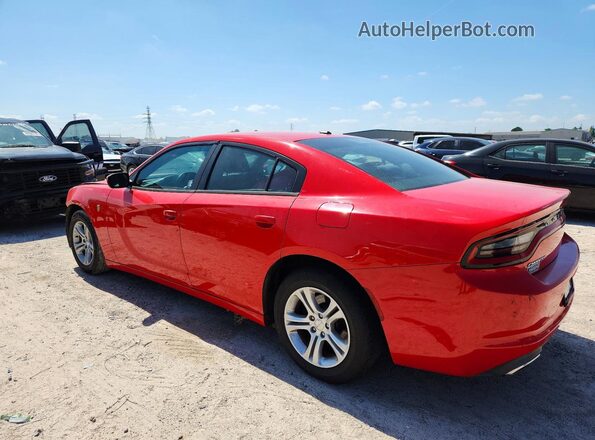 2C3CDXBGXHH513336 2017 DODGE CHARGER Red Հետևի ձախ