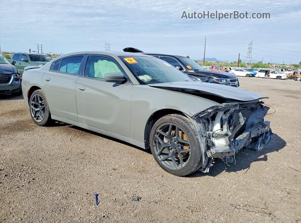 2C3CDXBGXHH551861 2017 DODGE CHARGER Silver Przód prawy