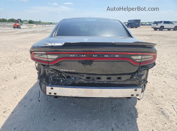2C3CDXBGXHH629801 2017 DODGE CHARGER Black Rear view
