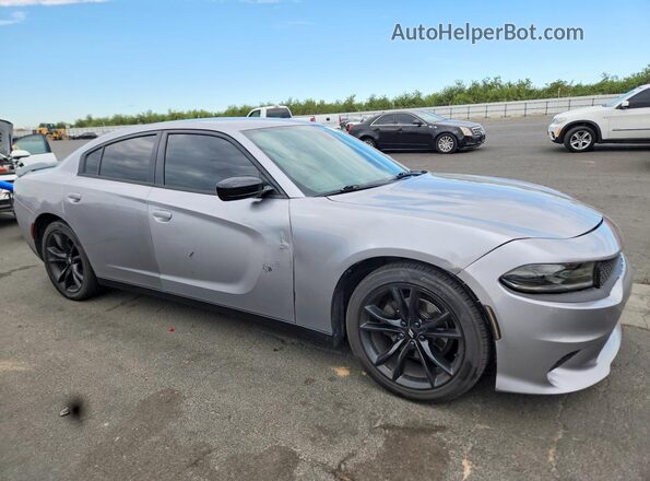 2C3CDXBGXJH163910 2018 DODGE CHARGER Silver წინა მარჯვენა