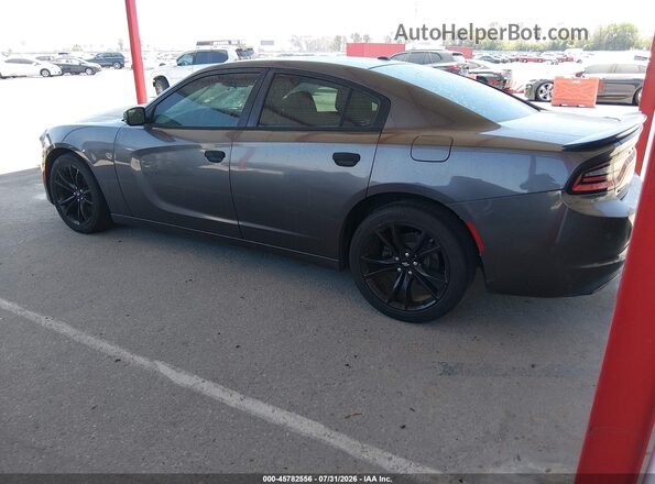2C3CDXBGXJH196440 2018 DODGE CHARGER Gray Tył lewy