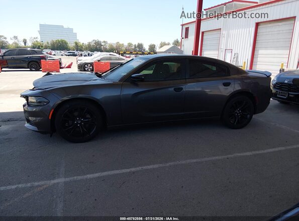 2C3CDXBGXJH196440 2018 DODGE CHARGER Gray Widok wnętrza 360 stopni