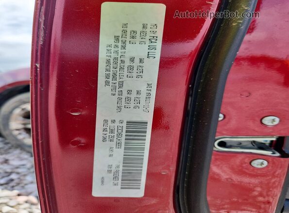 2C3CDXBGXJH196938 2018 DODGE CHARGER Burgundy VIN sticker view