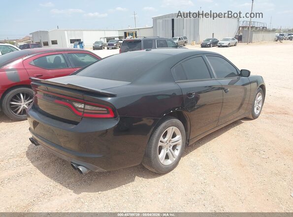 2C3CDXBGXJH239156 2018 DODGE CHARGER Black Trasero derecho