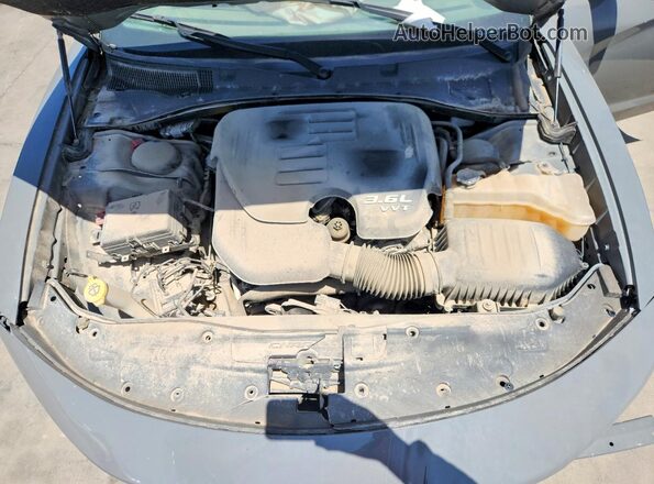 2C3CDXBGXKH510783 2019 DODGE CHARGER Gray უკანა სალონის ხედი